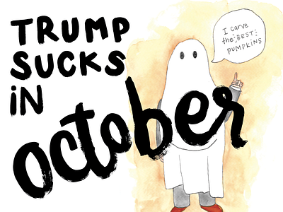 Trump Always Sucks 2019 Wall Calendar | October