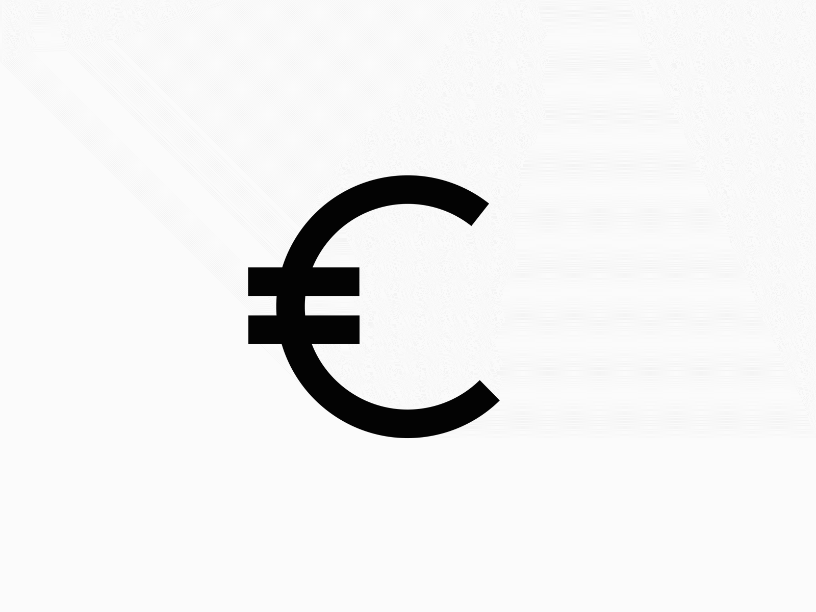 Euro to pause c19 circle circle graph euro infinite line logo loop money pause shapes simple toyota