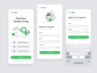 Sign Up UI Exploration