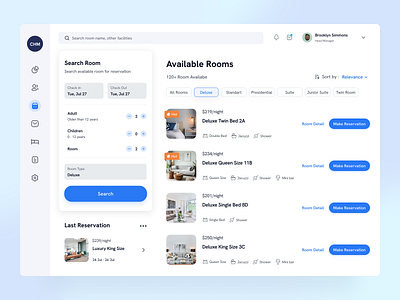 Hotel Reservation Page appdesign appointment booking clean company dashboard hotel minimal reservation uiux web app website
