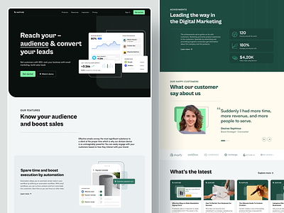 Nurture - SaaS Landing Page