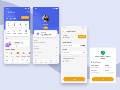 Payment App app app design design finance ios payment ui wallet