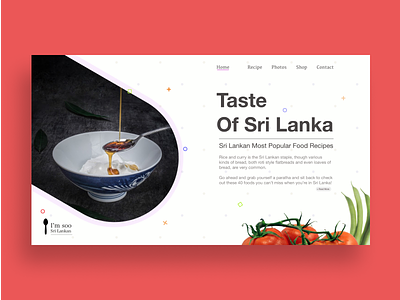 Taste Of Sri Lanka app branding design icon logo minimal ui ux web website