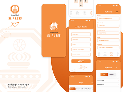 Sampath Bank Slipless App Redesign