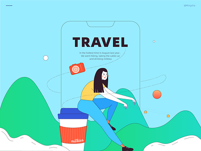Travel 01 illustration vector
