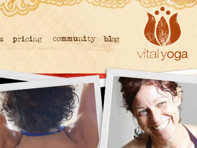 Vital Yoga Website colorful css organic wordpress