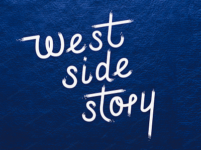 West Side Story Type typography
