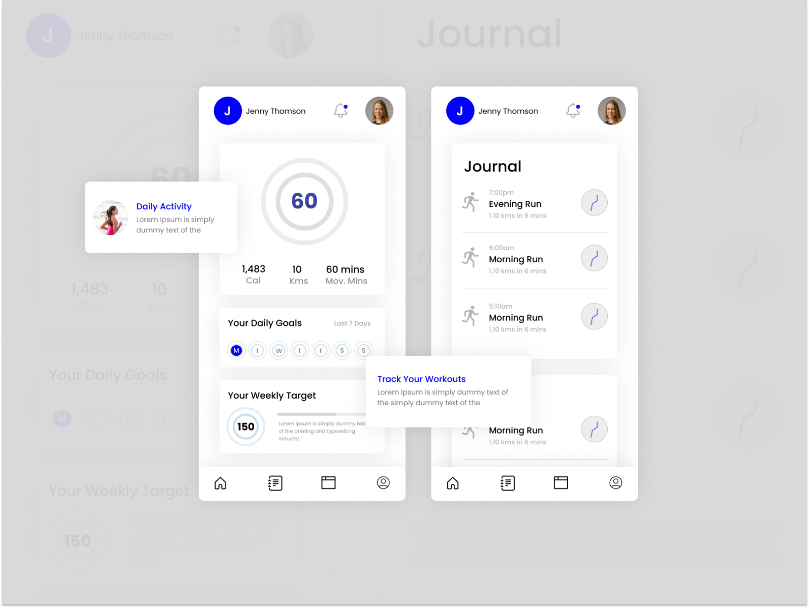 Fit Redesign Concept by kapil kosare on Dribbble