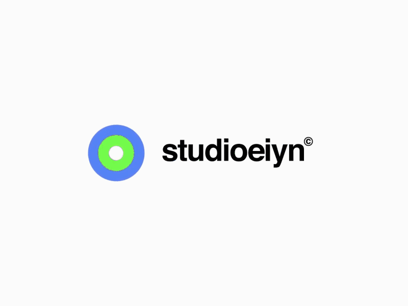 studioeiyn - Logo animation branding design studio eye eyeball eyes illustration logo logo animation logo design logo mark logos motion motion design motiongraphics sketch studio text text animation texture typogaphy