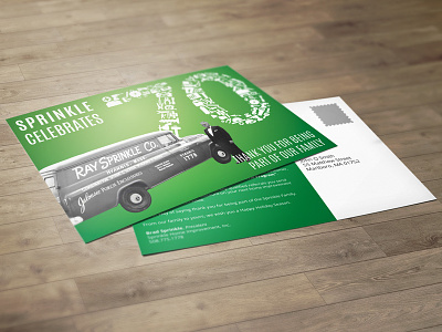 Sprinkle Postcard Mailer design direct mailer print