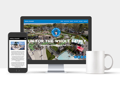 Skull Island Marketing Website design development marketing responsive ui ux web