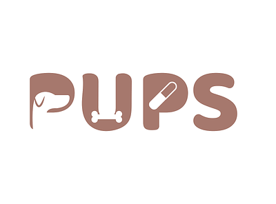 Pups gestalt hospital illustrator logo logo design logos logotype typogaphy