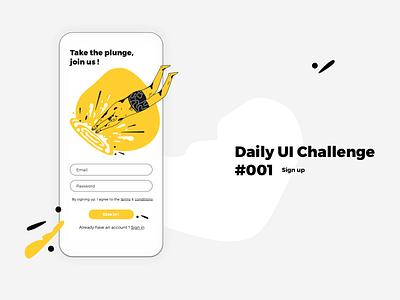 Daily UI Challenge #001