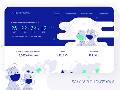 Daily UI Challenge # 014 coronavirus dailyui design sketch ui ux web website