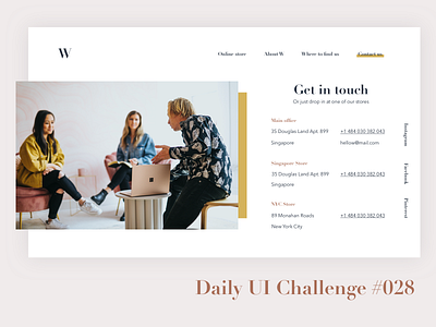 Daily UI Challenge #028