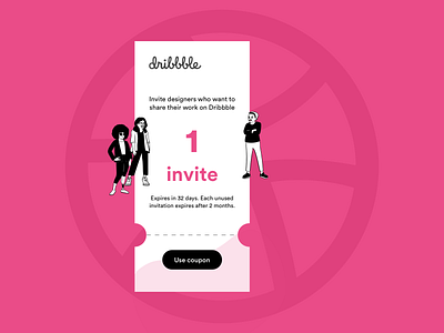 Daily UI Challenge #061 + Dribbble invite dailyui design dribbble invite dribble illustration logo sketch ui