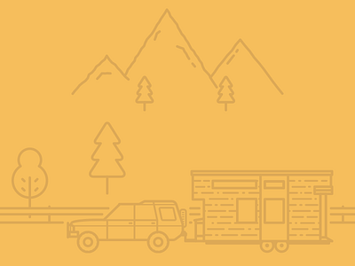 Tiny House Illustration - WIP