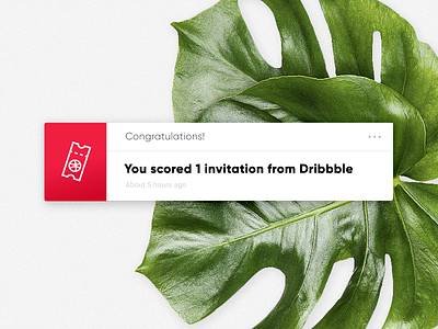 Dribbble Invite - Giveaway Ended! ⌛️ apply card draft dribbble giveaway invitation invite leaf now trend ui