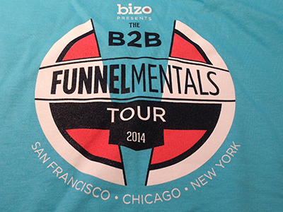 Event T-Shirt b2b bizo event funnel identity logo t shirt