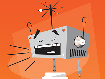 Feedback Robot illustration robot