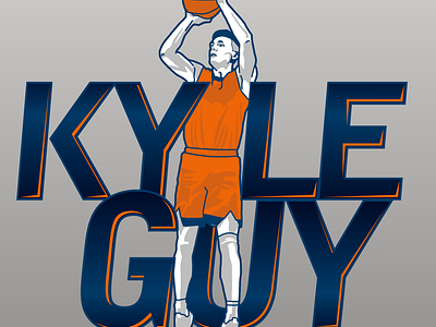 Kyle Guy Basketball Camp basketball camp illustration kyle guy uva virginia