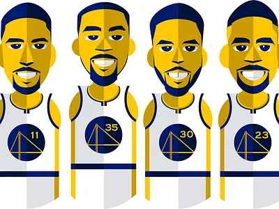 Golden State’s Fab Four draymond green golden state warriors kevin durant klay thompson nba steph curry warriors