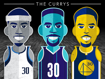 The Currys charlotte hornets dallas mavericks dell curry golden state warriors seth curry steph curry