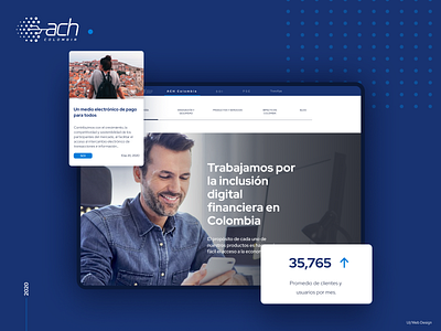 ACH colombia app design interaction interface responsive responsive design technology ui ui design user interface ux uxdesign web design website website design wireframe