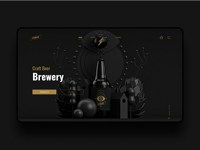 EYEBEER UI 3d 3d art app design beer design graphic design illustraion illustration illustration art inspiration interaction interface rendering technology ui ui design ux uxdesign web design