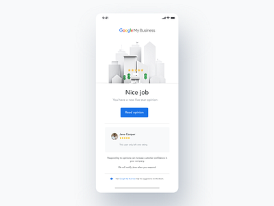 Google My Business concept