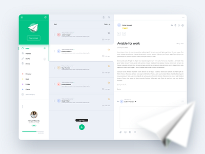 E-mail Client App concept