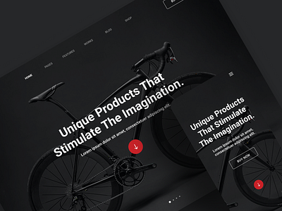 bicycle landing app design bicycle app design designer development inspiration interaction interface landing landing page ui ui ux ui design uidesign user interface ux uxdesign web webdesign website design