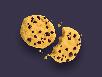 Cookies 3d app design branding cinema cinema 4d cookie cookies design illustration inspiration interaction interface logo modeling render ui ux