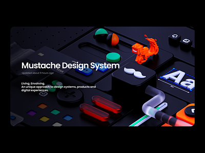 Cover Design System Rappi 3d app design branding design designsystem graphic design illustratio illustration inspiration interaction interface logo rappi ui ux