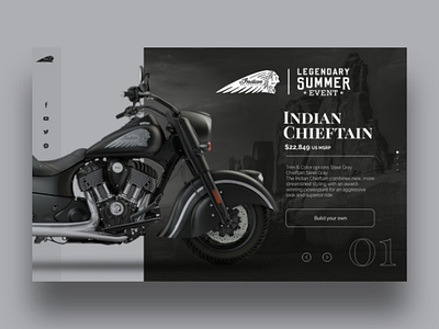 Indian cheftain app concept app design icon indian inspiration interaction interface landing page minimalist motocycle technology ui ui design user interface ux visual web web design website design