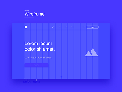 Wireframe responsive grid