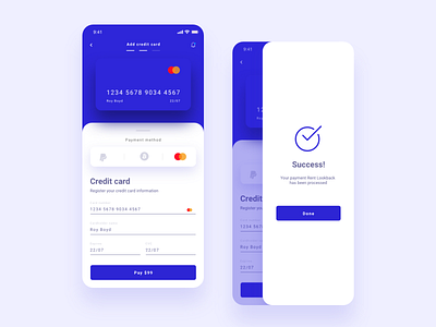 Daily UI 2 Credit card checkout by Josue on Dribbble