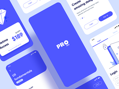 PRO APP app app concept app design appdesign design inspiration interaction interface product design ui ui design user interface ux uxdesign