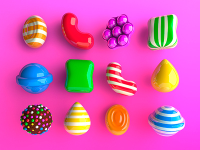 Candy Don Zeta 3d candy crush cinema 4d digital art photo retouching