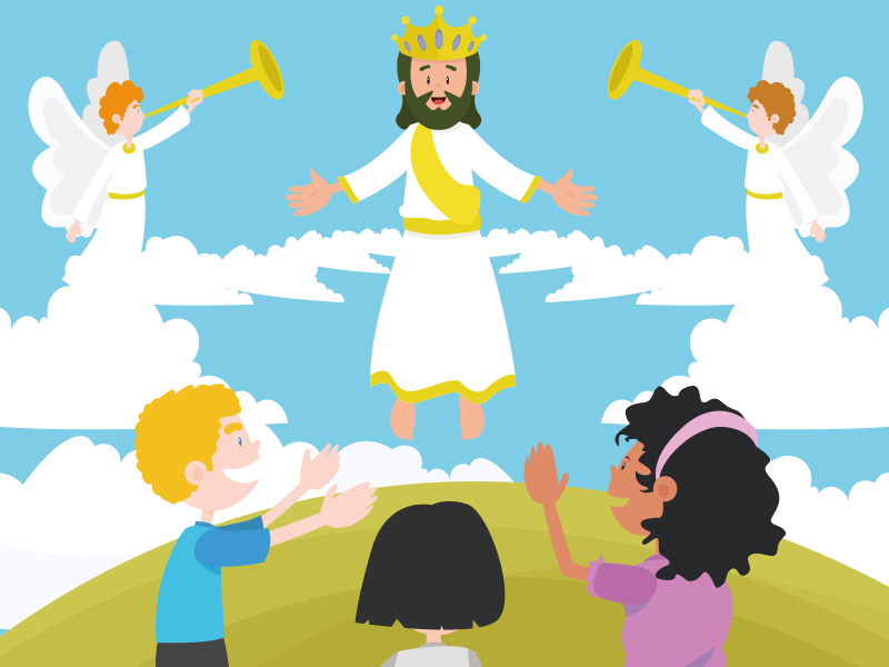 Jesus And Angels By Jonas Kakaroto On Dribbble