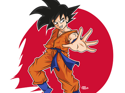 Goku dbz dragon ball z draw goku jkakaroto kakaroto vector