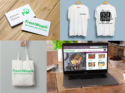 FreshWagon Swag business food fresh illustrator products swag t shirts