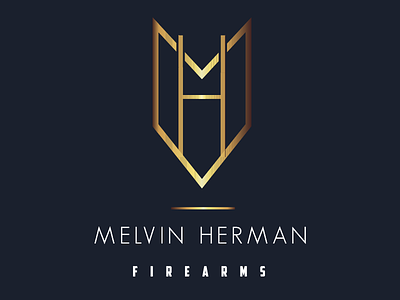 Melvin Herman Firearms firearms gold gun kansas logo