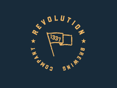 Revolution 1337 Brewing Co. beer branding brewing kansas