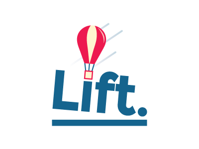 Lift air balloon kansas lift logo