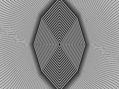 Day97- 'Oracle' 100days art black and white blend tool daily vector