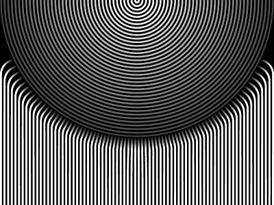 Daily Vector- 2017.Sept.9 art black and white blend blend tool daily shadows shapes stripes vector