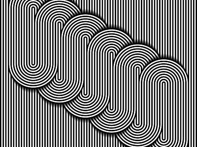 Daily Vector- 2017.Sept.21 art black and white blend blend tool daily shadows shapes stripes vector