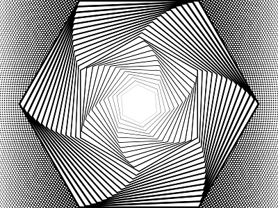 2017 Nov 01- Daily Vectors art black and white blend blend tool daily hexagon vector