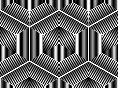 2017 Nov 23- Daily Vectors art black and white blend blend tool daily hexagon vector